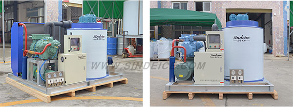 風(fēng)冷和水冷制冰機(jī)對(duì)比圖